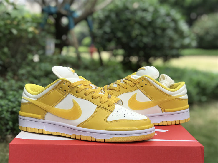 Low Top Sneakers, White Yellow Colorway, Lace Up Design, Casual Gift for Sneaker Fans