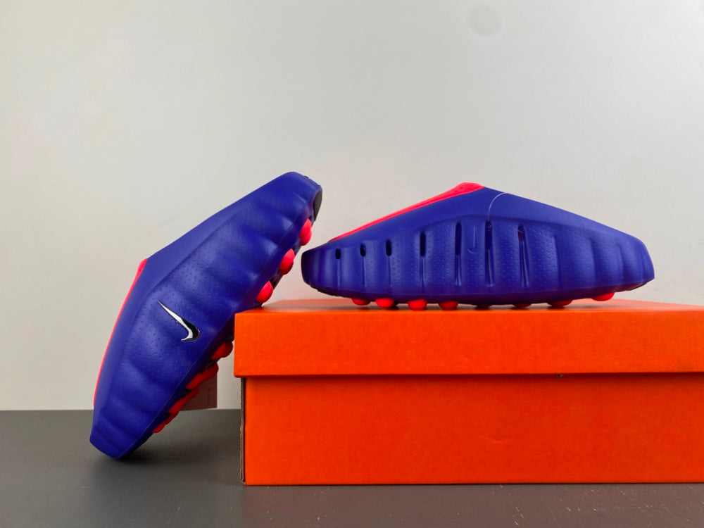 Slides, Royal Blue Red Colorway, Slip On Design, Casual Gift for Shoe Lovers