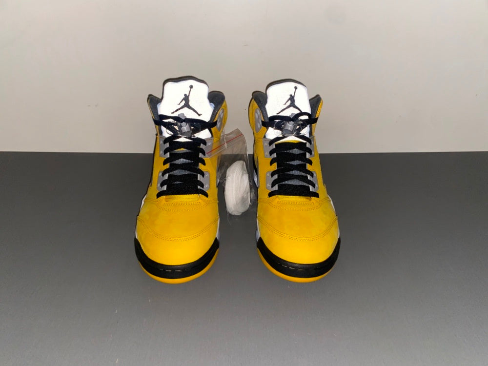 High Top Sneakers, Yellow Colorway, Lace Up Design, Casual Gift for Sneaker Fans