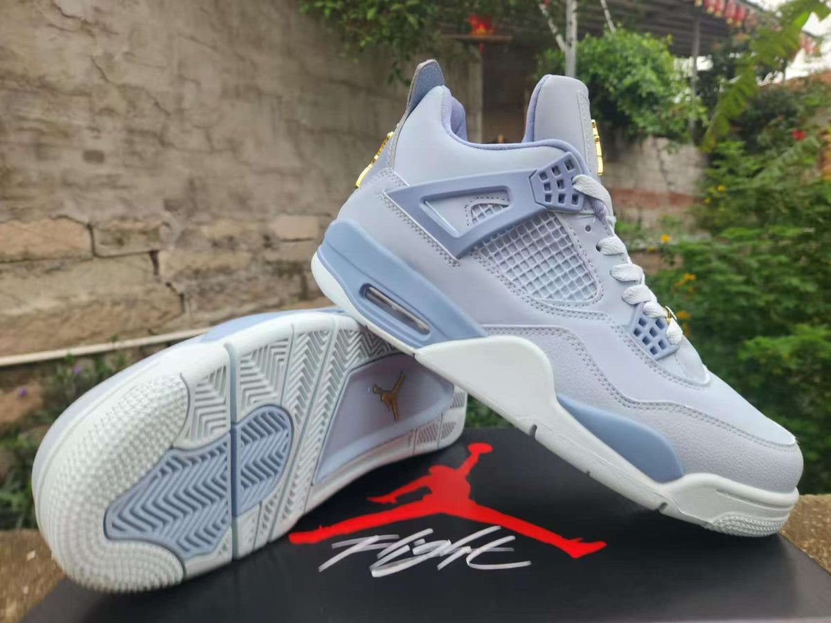Mid Top Sneakers, Blue Gray Colorway, Lace Up Design, Casual Gift for Sneaker Fans