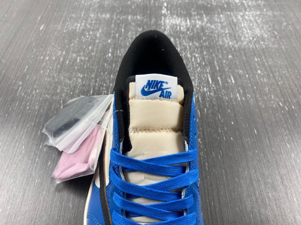 Low Top Sneakers, Blue White Black Colorway, Reverse Hook Design, Lace Up Design, Casual Gift for Sneaker Fans