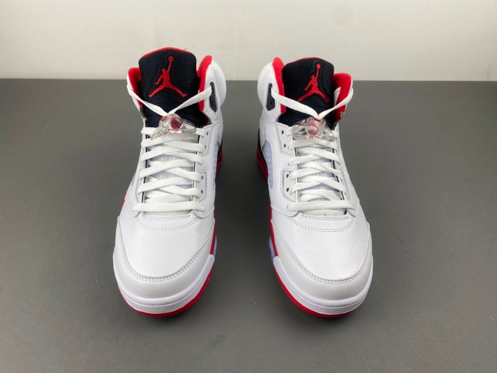 High Top Sneakers, White Black Red Colorway, Leather Footwear, Lace Up Design, Casual Gift for Sneaker Fans