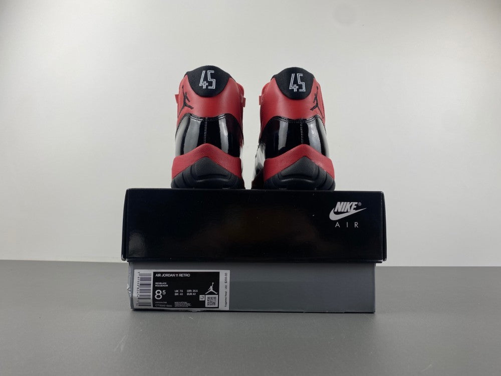 Low Top Sneakers, Black Red Colorway, Lace Up Design, Casual Gift for Sneaker Fans