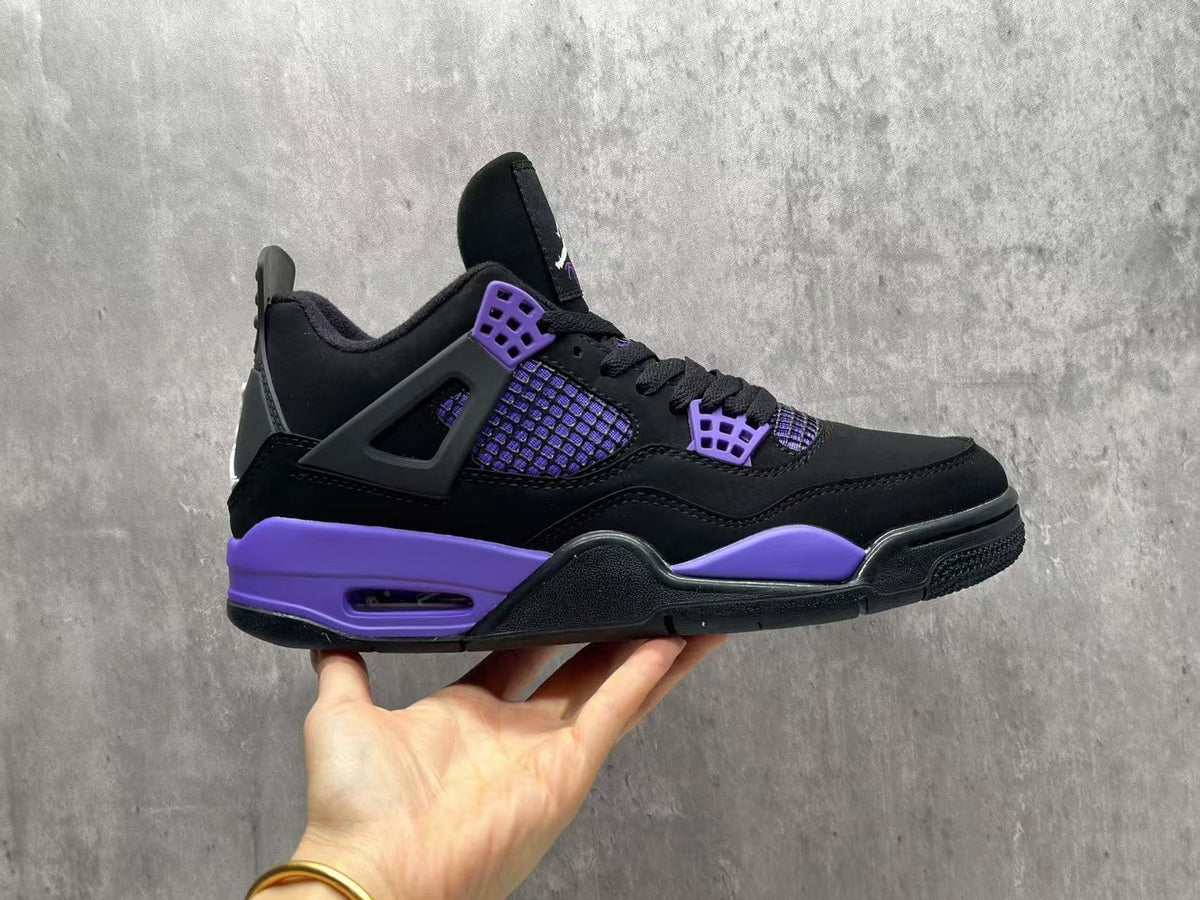 Mid Top Sneakers, Purple Colorway, Lace Up Design, Casual Gift for Sneaker Fans