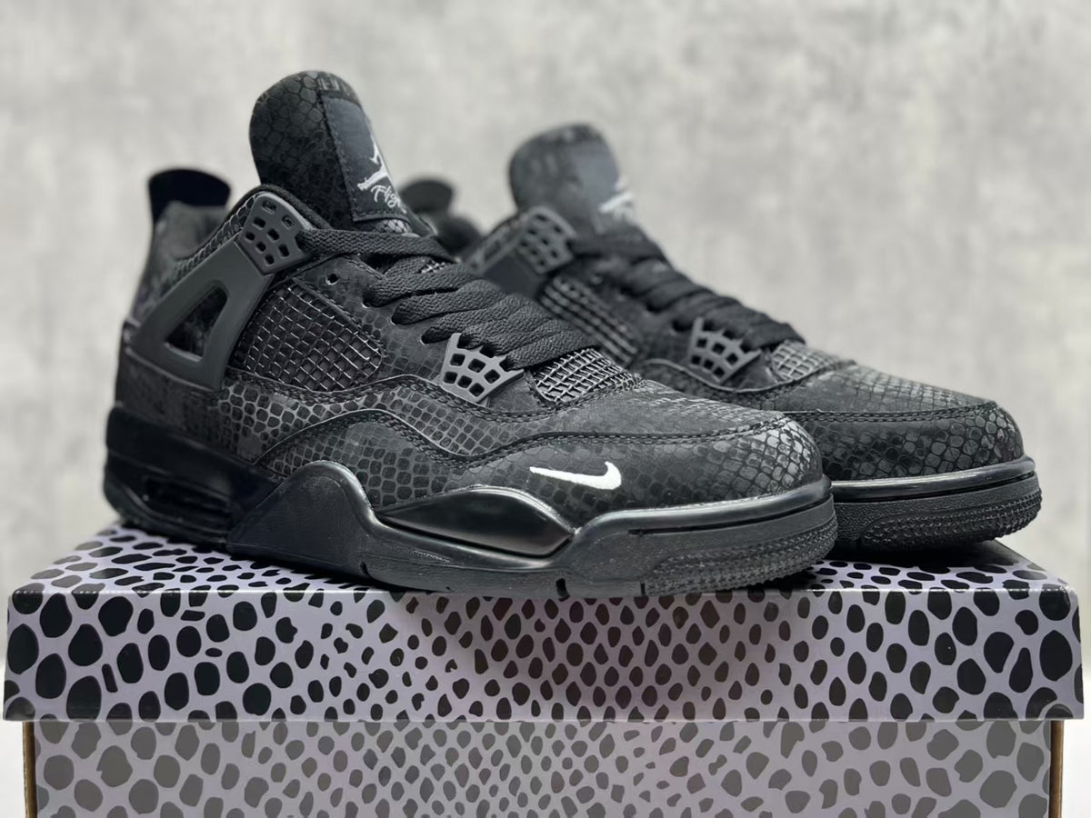 Mid Top Sneakers, Black Colorway, Lace Up Design, Casual Gift for Sneaker Fans