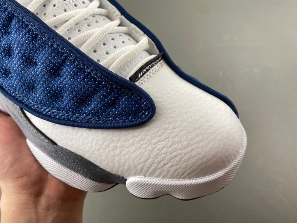 Low Top Sneakers, Blue White Gray Colorway, Lace Up Design, Casual Gift for Sneaker Fans