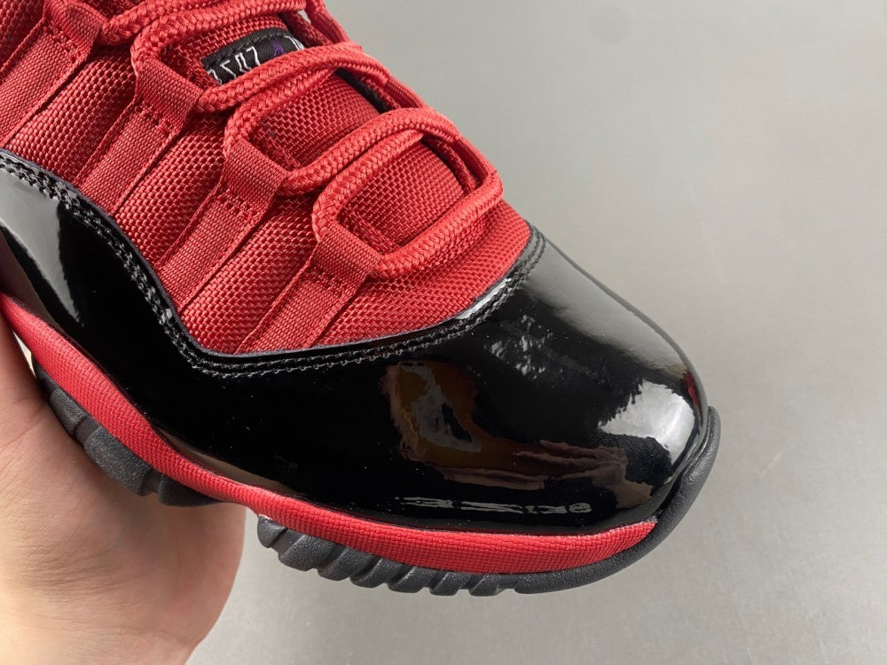 Low Top Sneakers, Black Red Colorway, Lace Up Design, Casual Gift for Sneaker Fans