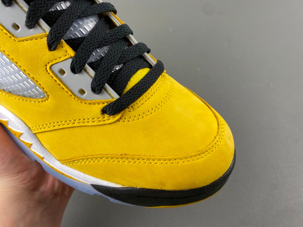 High Top Sneakers, Yellow Colorway, Lace Up Design, Casual Gift for Sneaker Fans
