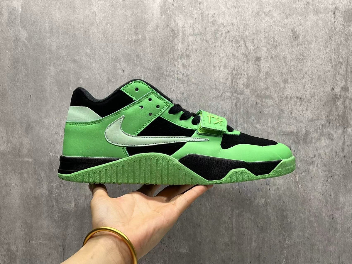 Mid Top Sneakers, Green Colorway, Lace Up Design, Casual Gift for Sneaker Fans