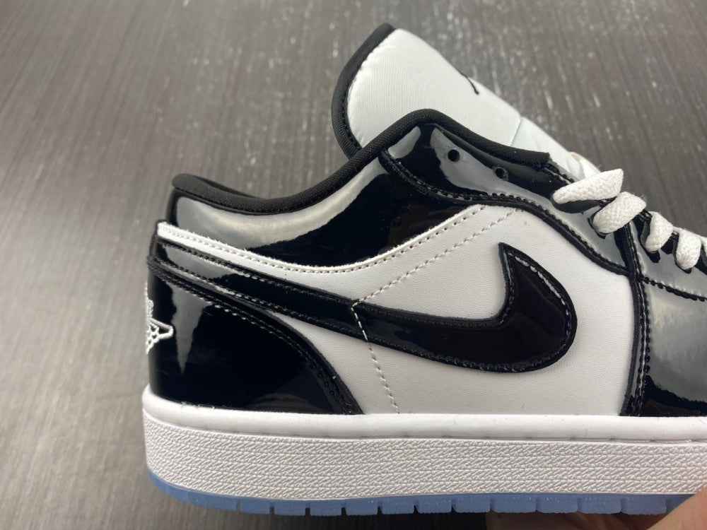 Low Top Sneakers, White Black Colorway, Lace Up Design, Casual Gift for Sneaker Fans
