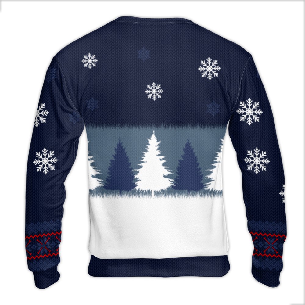 Life is Better with Cats Christmas Sweater, Personalized Cat Ugly Christmas Sweater, Custom Pet Holiday Sweater