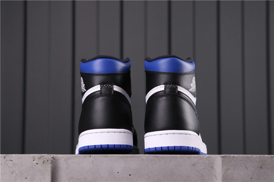 High Top Sneakers, Black Blue White Colorway, Lace Up Design, Casual Gift for Sneaker Fans