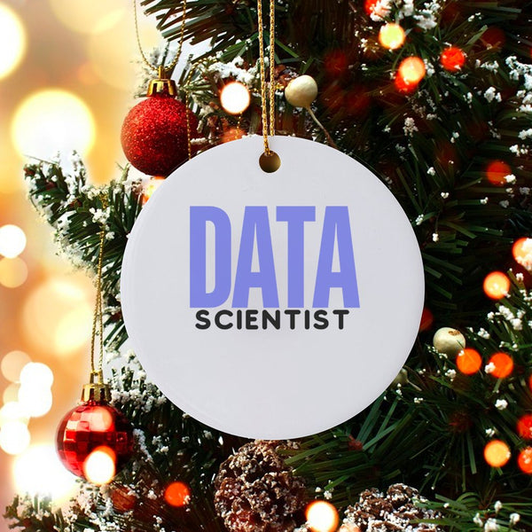 Programmer Christmas Ornament, Data Scientist Ornament, Coding Career Keepsake Ornament, Tech Analyst Holiday Tree Decor, Cow