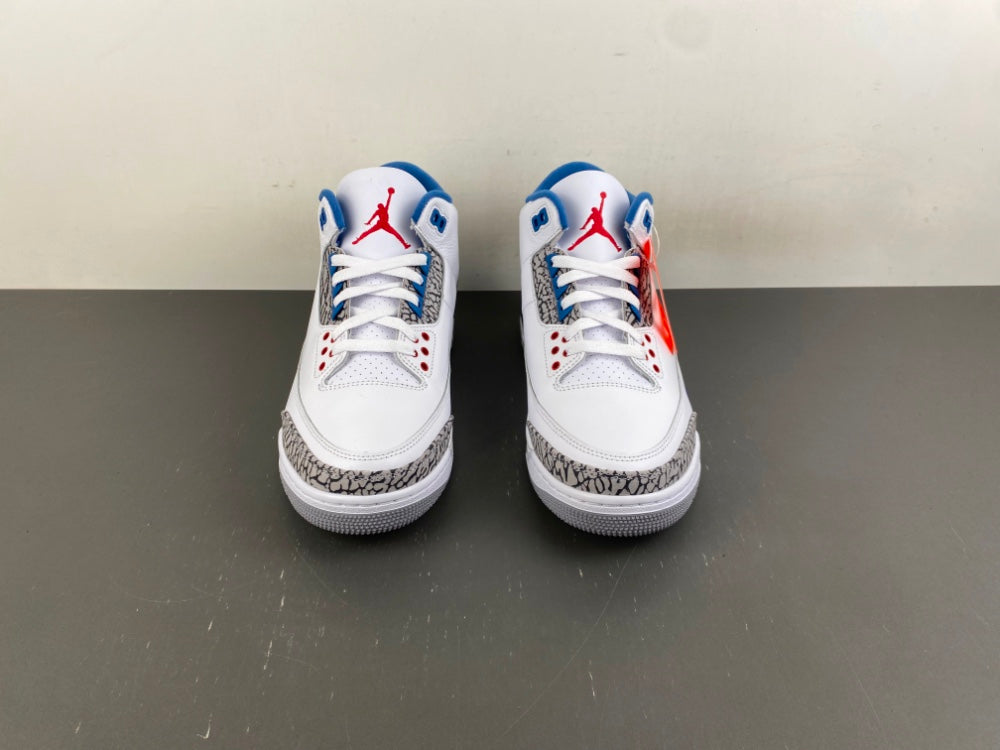 Retro Low Top Sneakers, Royal Blue White Colorway, Lace Up Design, Casual Gift for Sneaker Fans