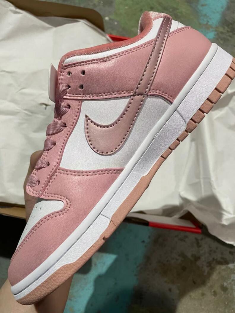 Low Top Sneakers, Pink Colorway, Lace Up Design, Casual Gift for Sneaker Fans