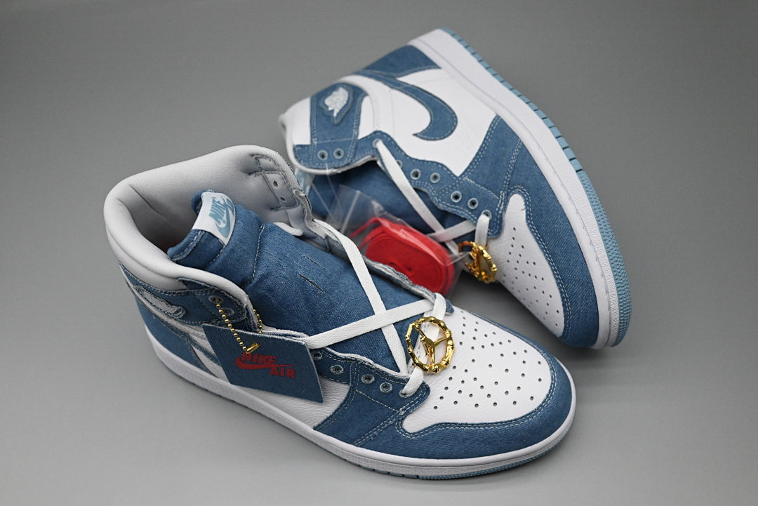 Sneakers, Blue White Colorway, Lace Up Design, Casual Gift for Sneaker Fans