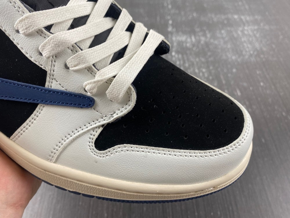 Low Top Sneakers, Blue White Black Colorway, Reverse Hook Design, Lace Up Design, Casual Gift for Sneaker Fans