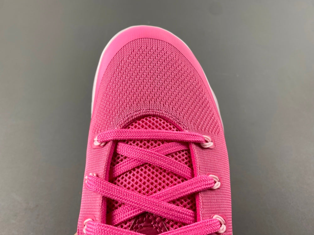 Low Top Sneakers, White Pink Colorway, Lace Up Design, Casual Gift for Sneaker Fans