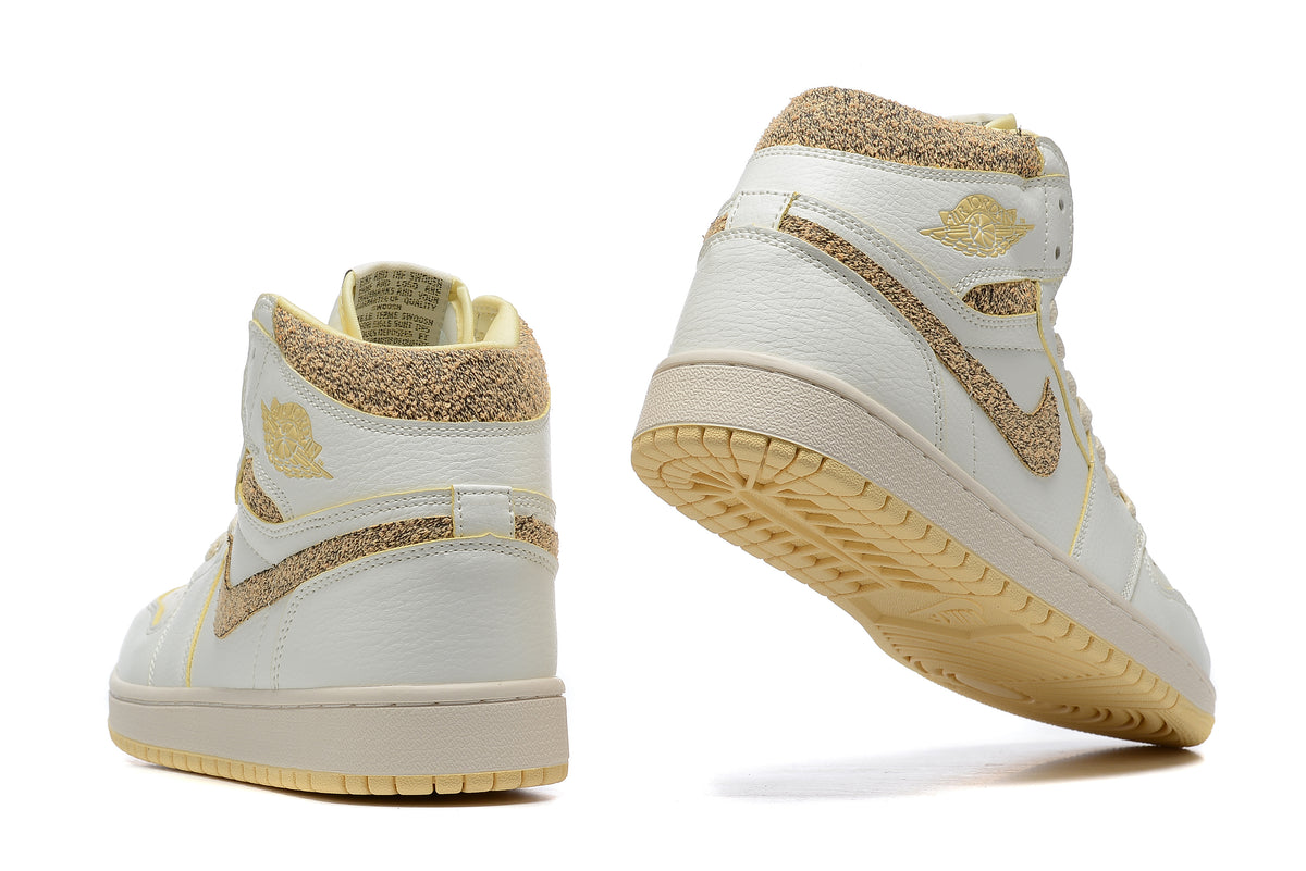 Sneakers, White Beige Colorway, Lace Up Design, Casual Gift for Sneaker Fans