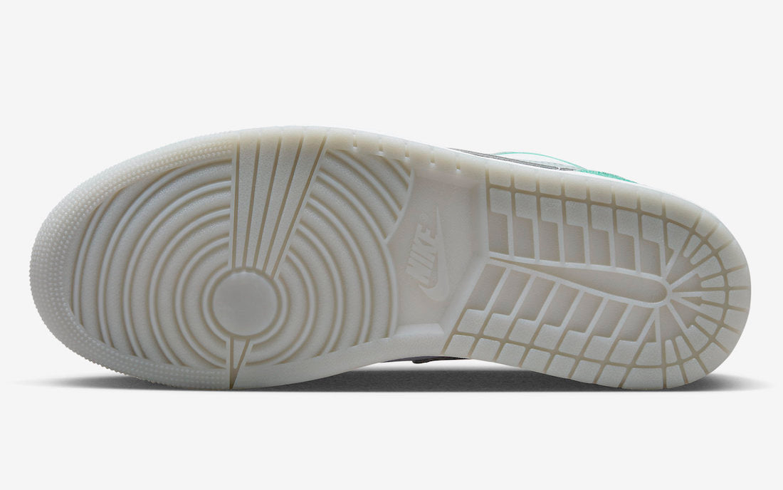 Low Top Sneakers, Green White Colorway, Lace Up Design, Casual Gift for Sneaker Fans