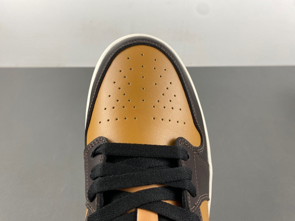 Low Top Sneakers, Black Brown Colorway, Lace Up Design, Casual Gift for Sneaker Fans
