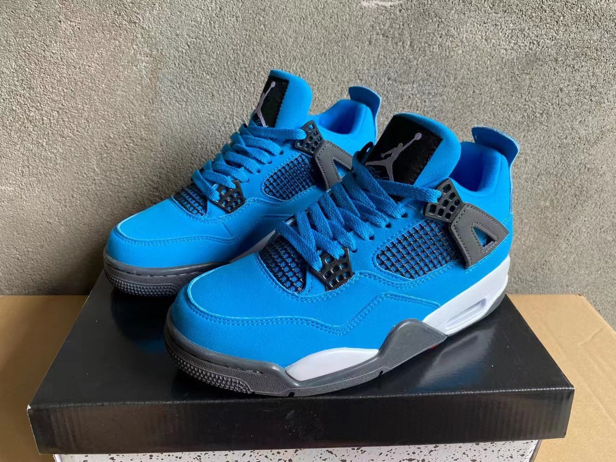 Low Top Sneakers, Blue Black Colorway, Lace Up Design, Casual Gift for Sneaker Fans