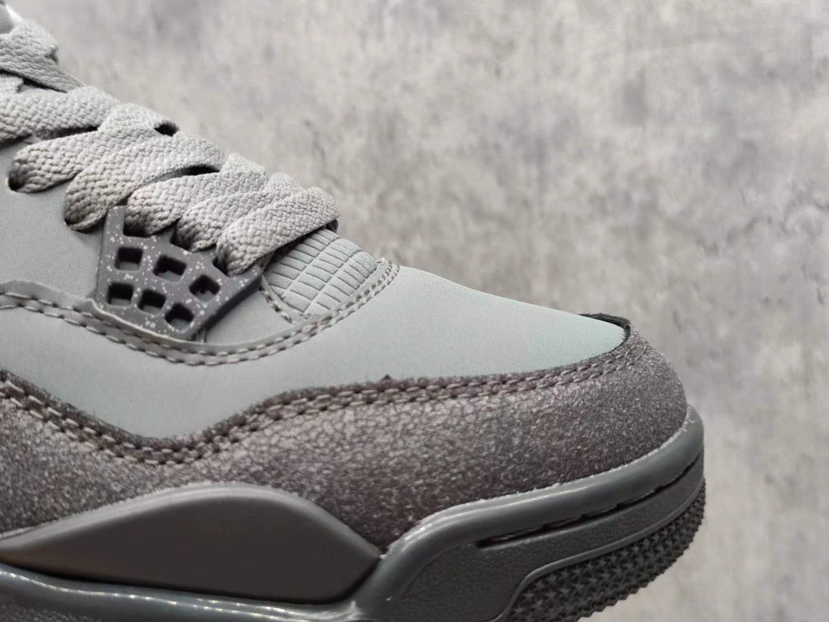 Mid Top Sneakers, Gray Colorway, Lace Up Design, Casual Gift for Sneaker Fans
