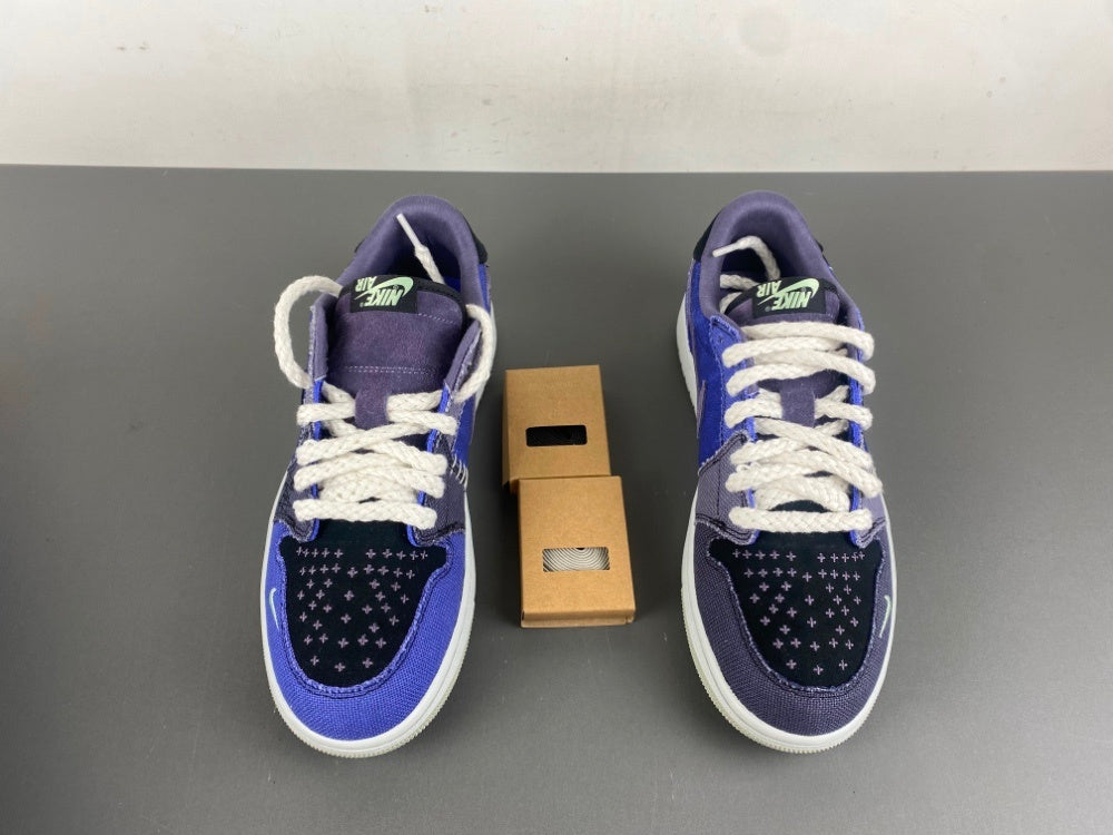 Low Top Sneakers, Blue White Colorway, Lace Up Design, Casual Gift for Sneaker Fans