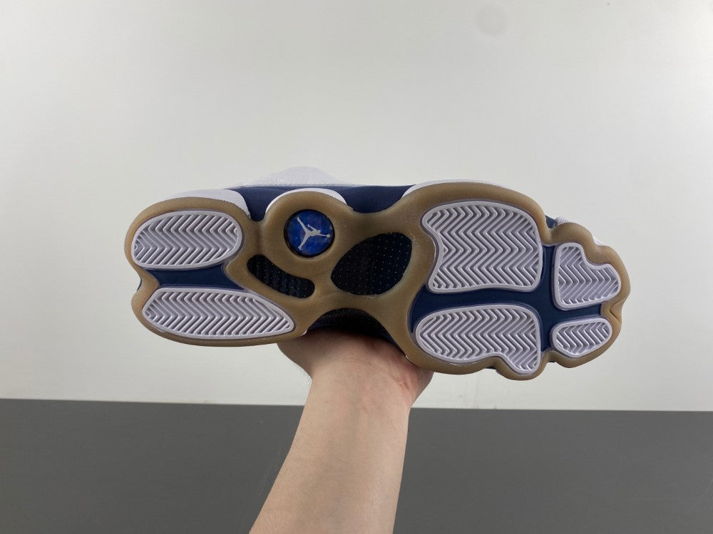 Low Top Sneakers, Blue White Navy Colorway, Lace Up Design, Casual Gift for Sneaker Fans