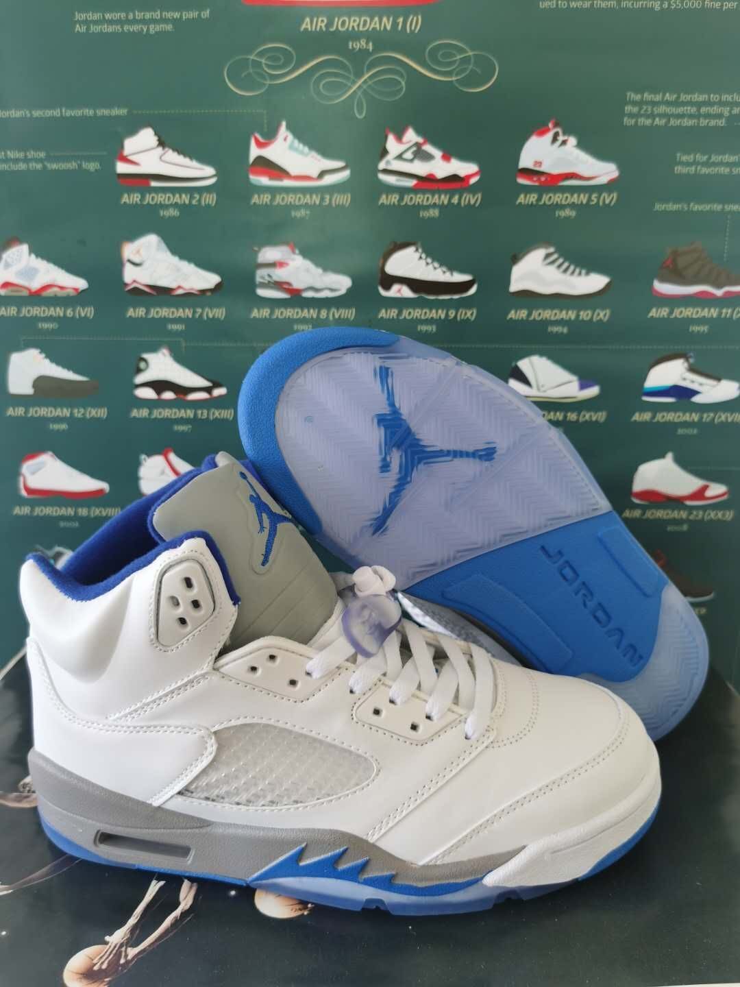 Sneakers, Blue White Colorway, Lace Up Design, Casual Gift for Sneaker Fans