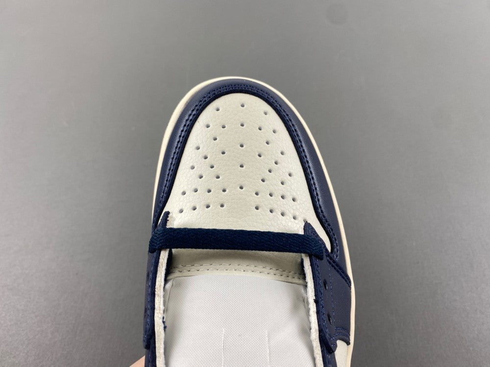 Low Top Sneakers, Beige Blue Colorway, Lace Up Design, Casual Gift for Sneaker Fans