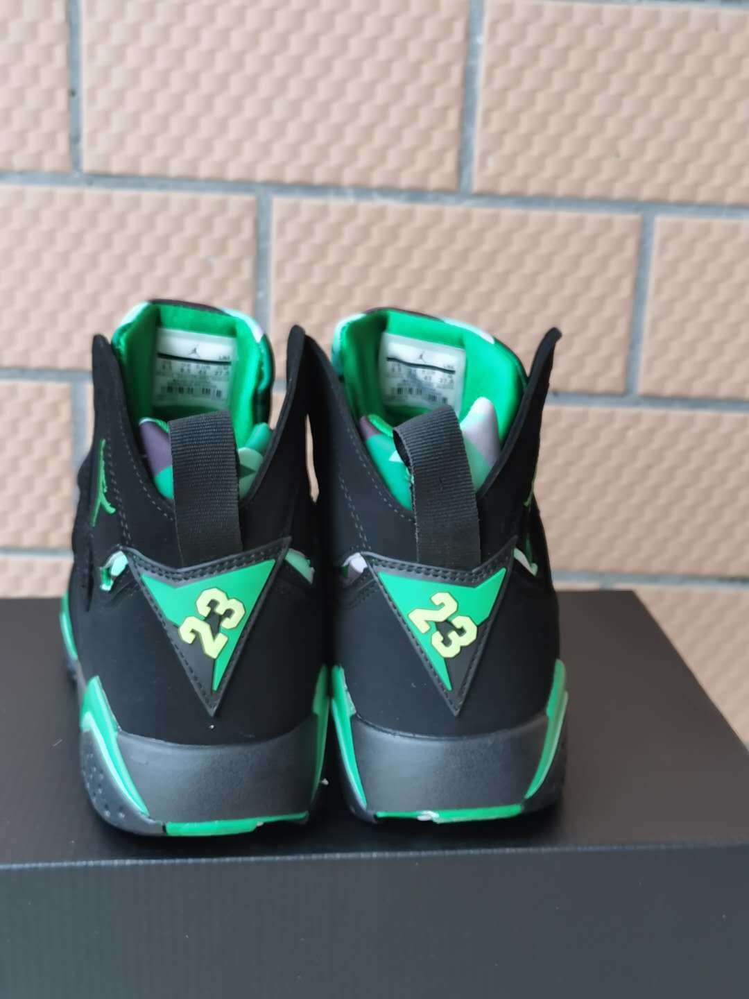 Sneakers, Black Green Colorway, Lace Up Design, Casual Gift for Sneaker Fans