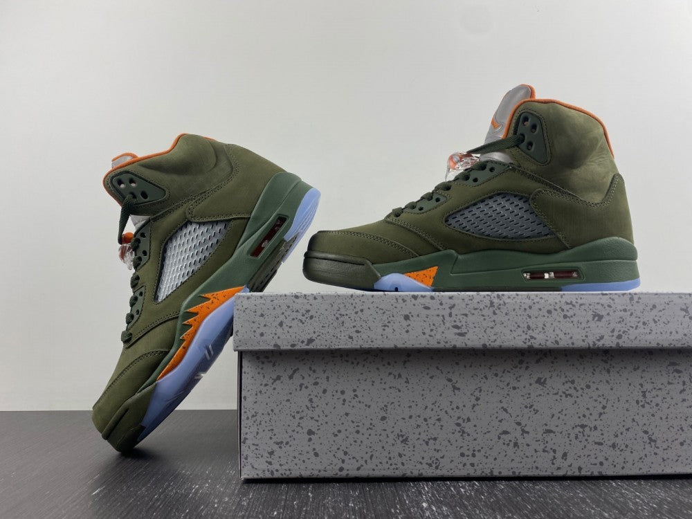 Sneakers, Army Green Colorway, Lace Up Design, Casual Gift for Sneaker Fans