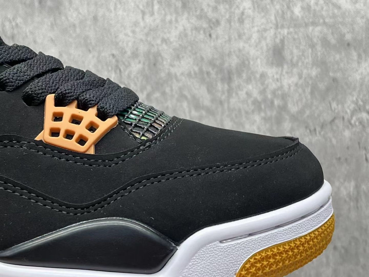 Mid Top Sneakers, Black Yellow Colorway, Lace Up Design, Casual Gift for Sneaker Fans