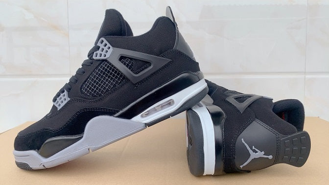 Sneakers, Black Colorway, Canvas Footwear, Lace Up Design, Casual Gift for Sneaker Fans