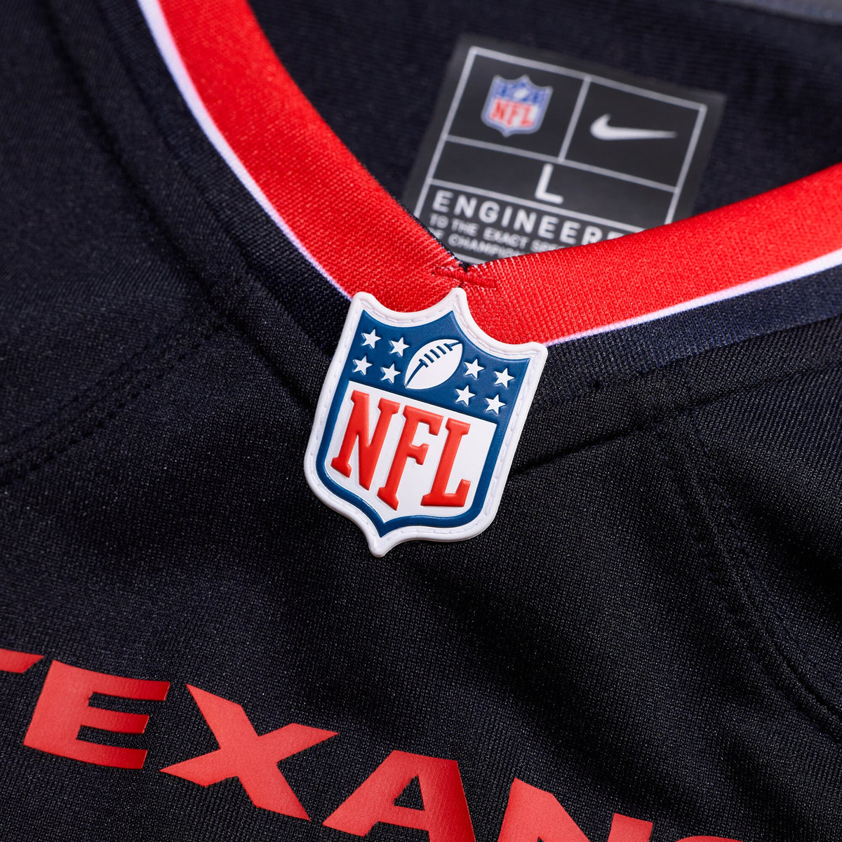 Houston Texans Dylan Horton Navy Team Game Jersey