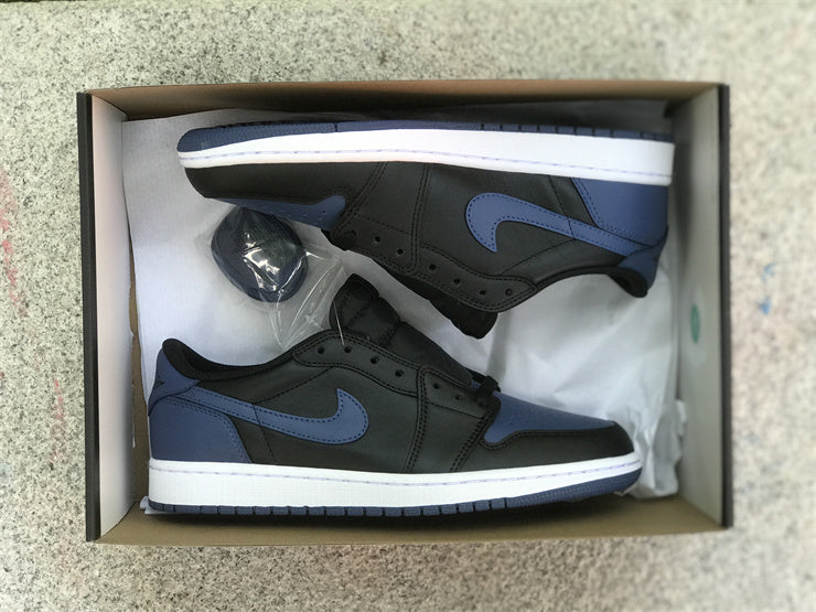 Low Top Sneakers, Blue Black Colorway, Lace Up Design, Casual Gift for Sneaker Fans