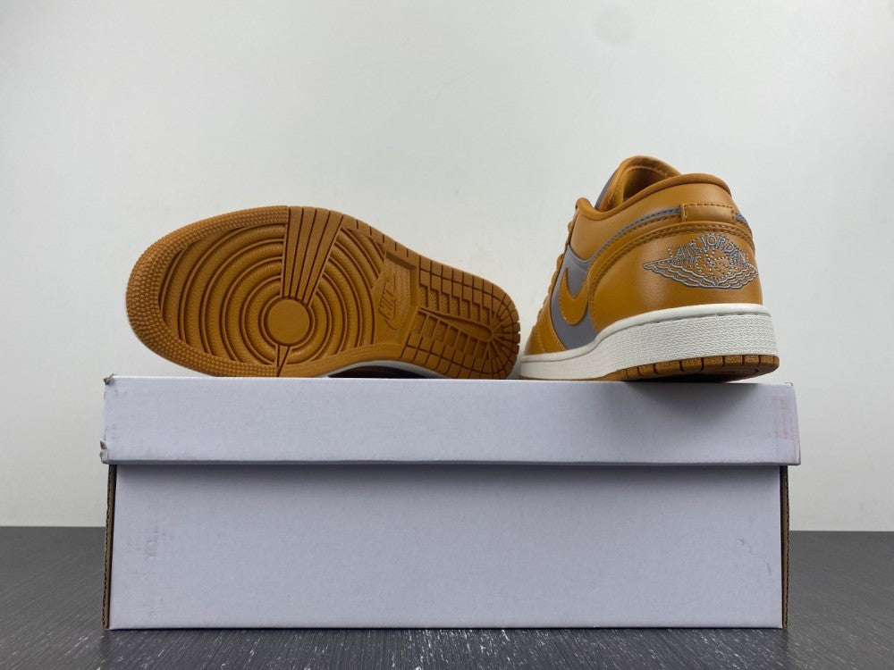 Low Top Sneakers, Yellow Gray Colorway, Lace Up Design, Casual Gift for Sneaker Fans