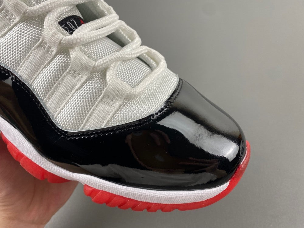 Low Top Sneakers, White Black Red Colorway, Leather Footwear, Lace Up Design, Casual Gift for Sneaker Fans
