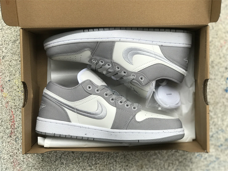 Low Top Sneakers, Gray Colorway, Lace Up Design, Casual Gift for Sneaker Fans