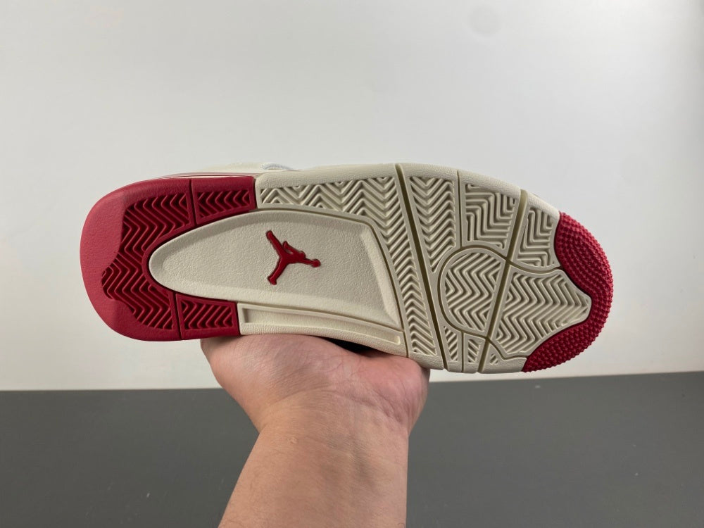 Low Top Sneakers, Off White Red Colorway, Valentine Design, Lace Up Design, Casual Gift for Sneaker Fans