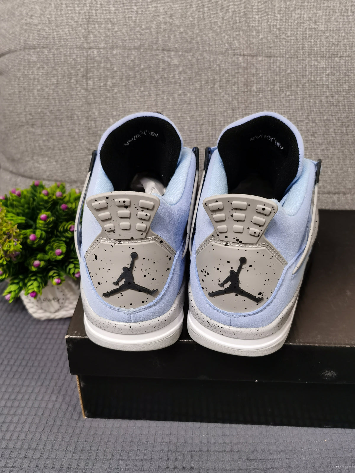 Sneakers, University Blue Colorway, Lace Up Design, Casual Gift for Sneaker Fans