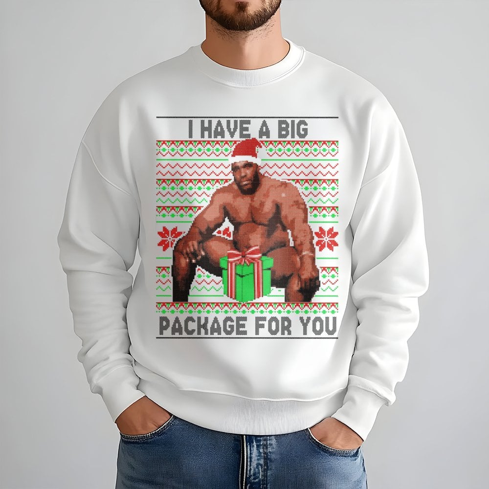 Humorous Meme Holiday Sweatshirt, Ugly Christmas Sweatshirt, Retro Xmas Party Crewneck, Humorous Christmas Sweatshirt, Unisex