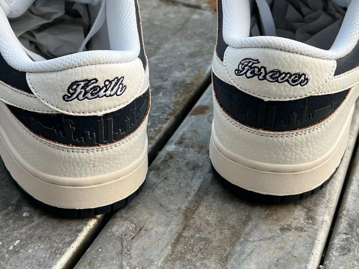 Low Top Sneakers, White Gray Black Colorway, Lace Up Design, Casual Gift for Sneaker Fans