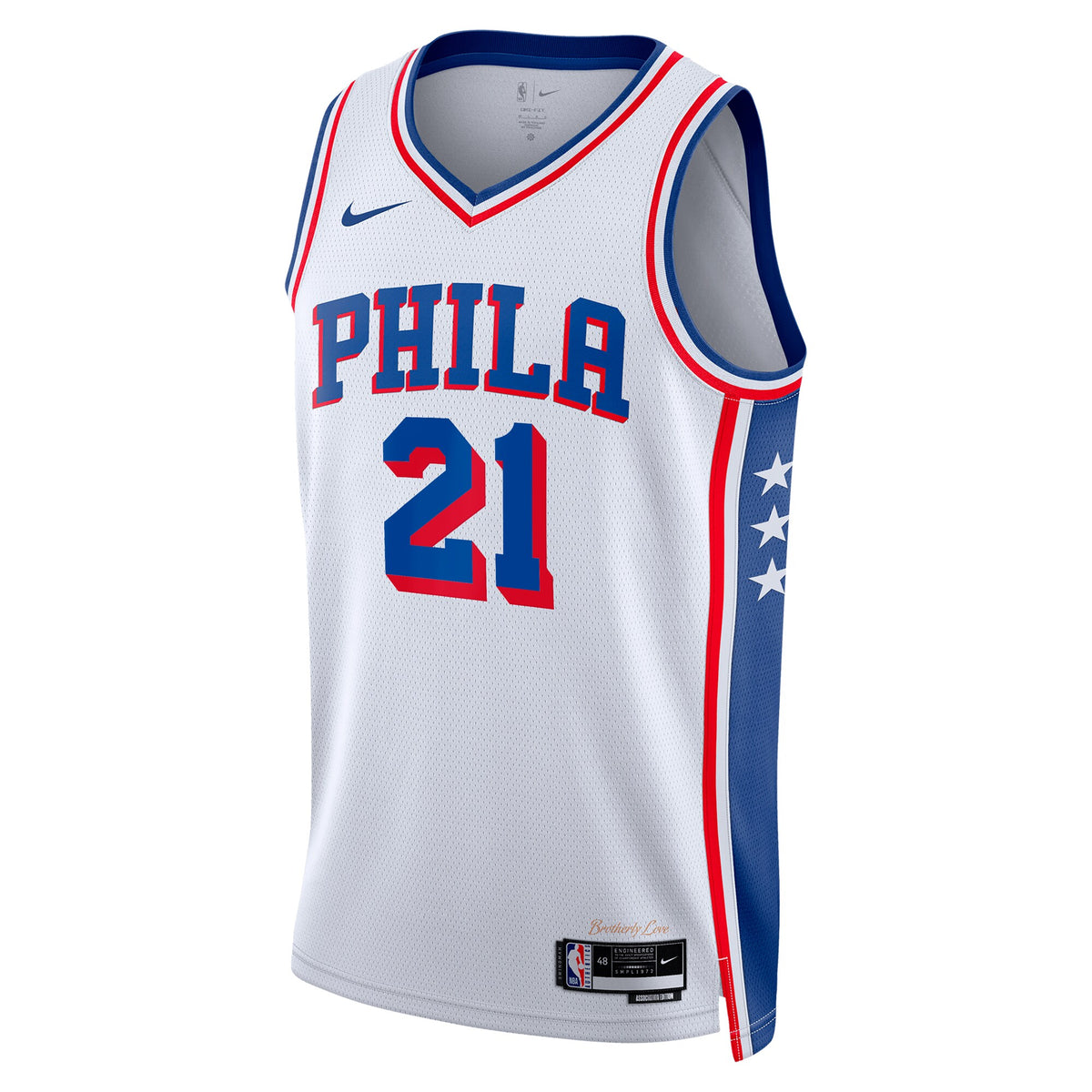 Philadelphia 76ers Association Edition Swingman Jersey - White - Joel Embiid