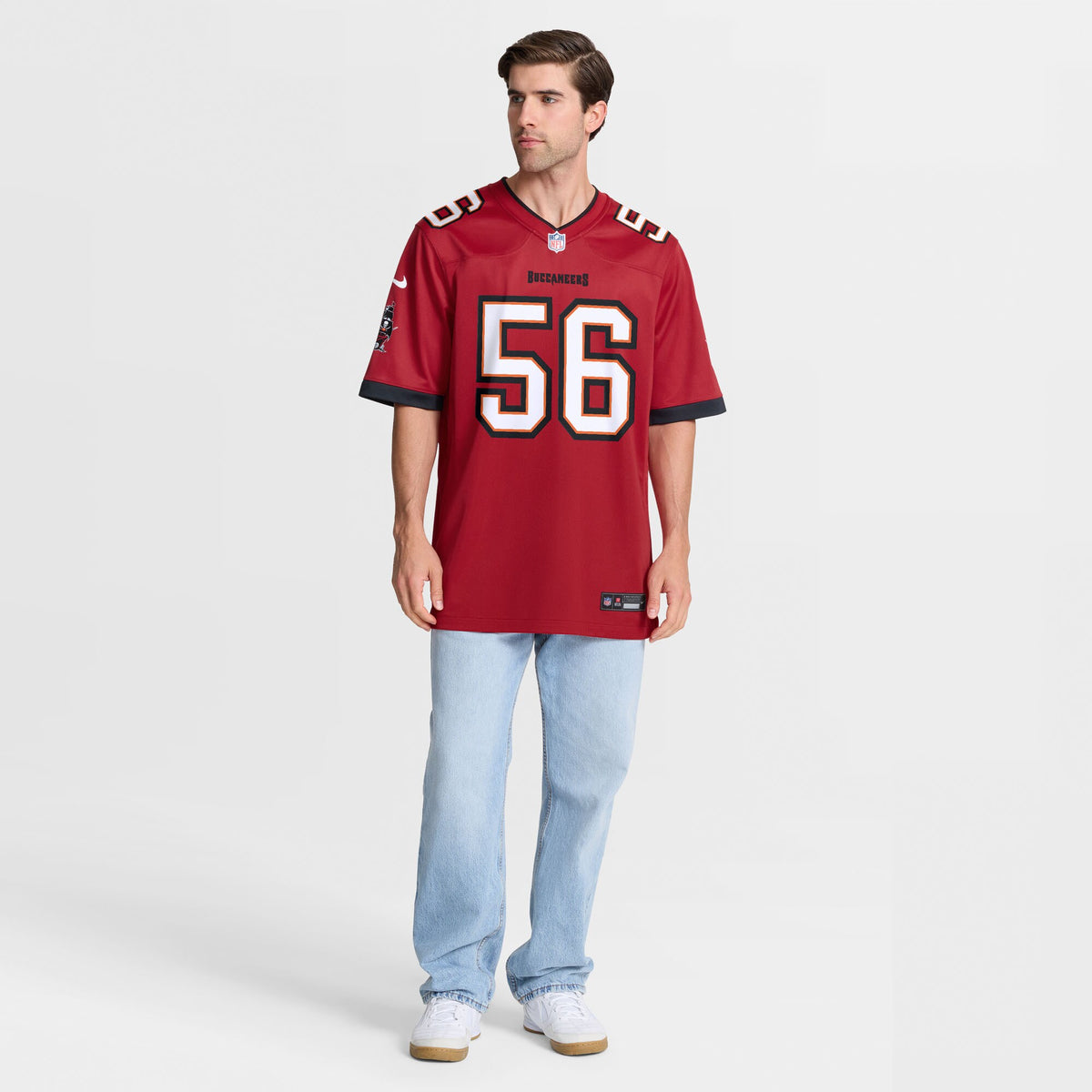Tampa Bay Buccaneers Benton Whitley Red Team Game Jersey