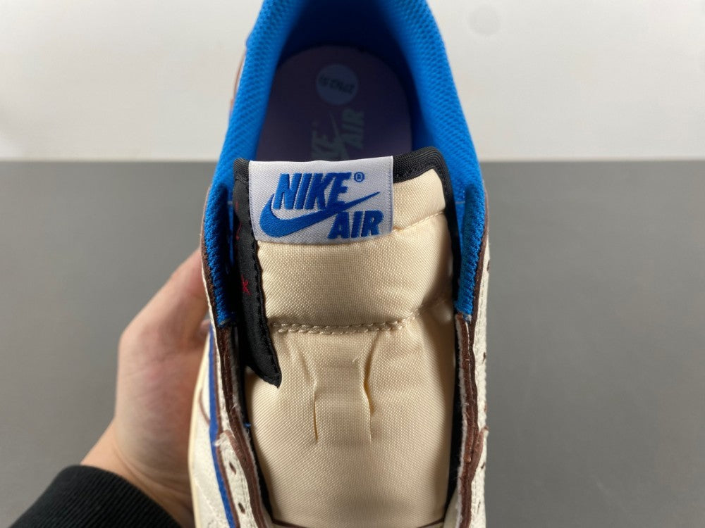Low Top Shoes, Blue White Colorway, Reverse Hook Design, Lace Up Design, Casual Gift for Shoe Lovers