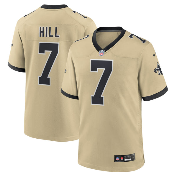 New Orleans Saints Taysom Hill Gold Gameday Golds Alternate Game Player Jersey