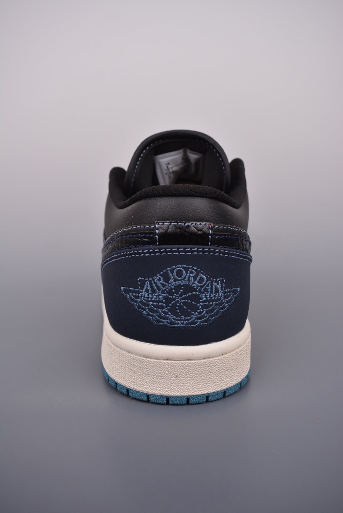 Retro Low Top Sneakers, Blue White Black Navy Colorway, Lace Up Design, Casual Gift for Sneaker Fans