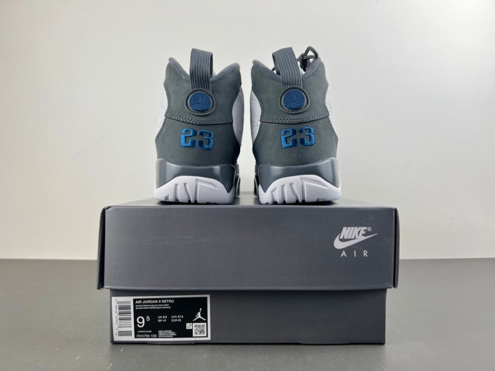 Low Top Sneakers, Blue White Gray Colorway, Lace Up Design, Casual Gift for Sneaker Fans
